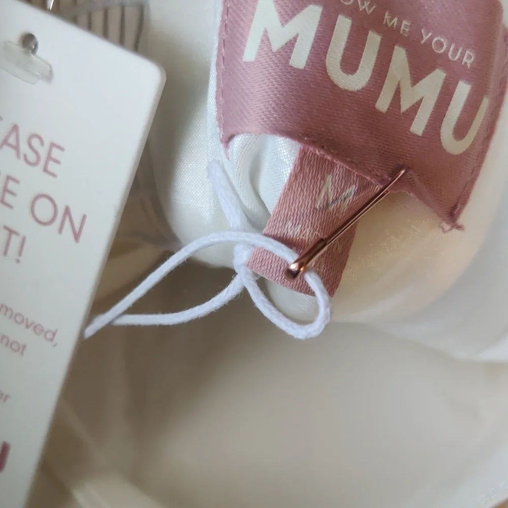 Show Me Your MuMu White Best Rose Dress NWT Size Medium - Picture 9 of 13